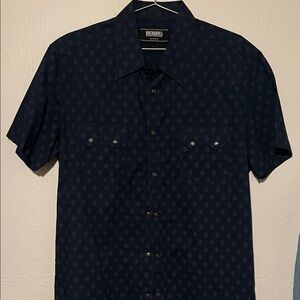 Rock & Roll Denim Men's Dark Blue Casual Shirt